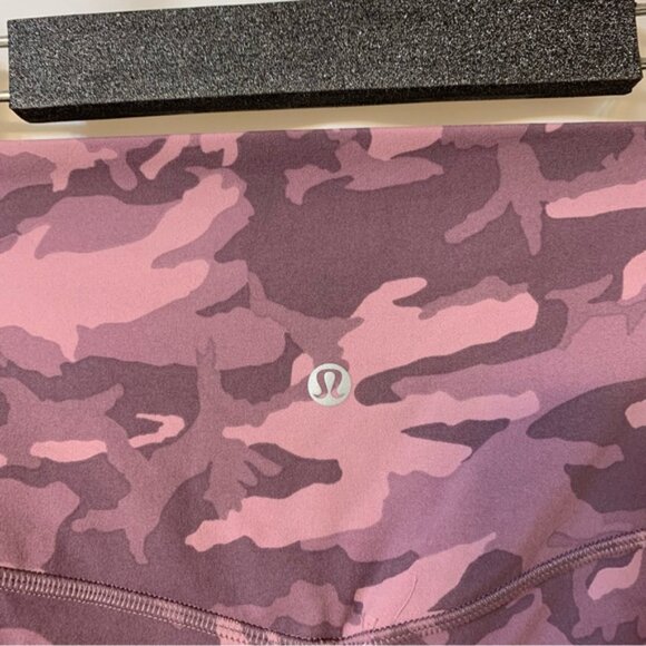 Lululemon Align Pant II 25" Incognito Camo Pink Taupe Multi Size 4 - Picture 5 of 6
